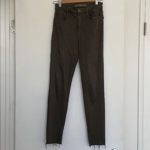 Joe’s The Charlie high rise skinny ankle in forest